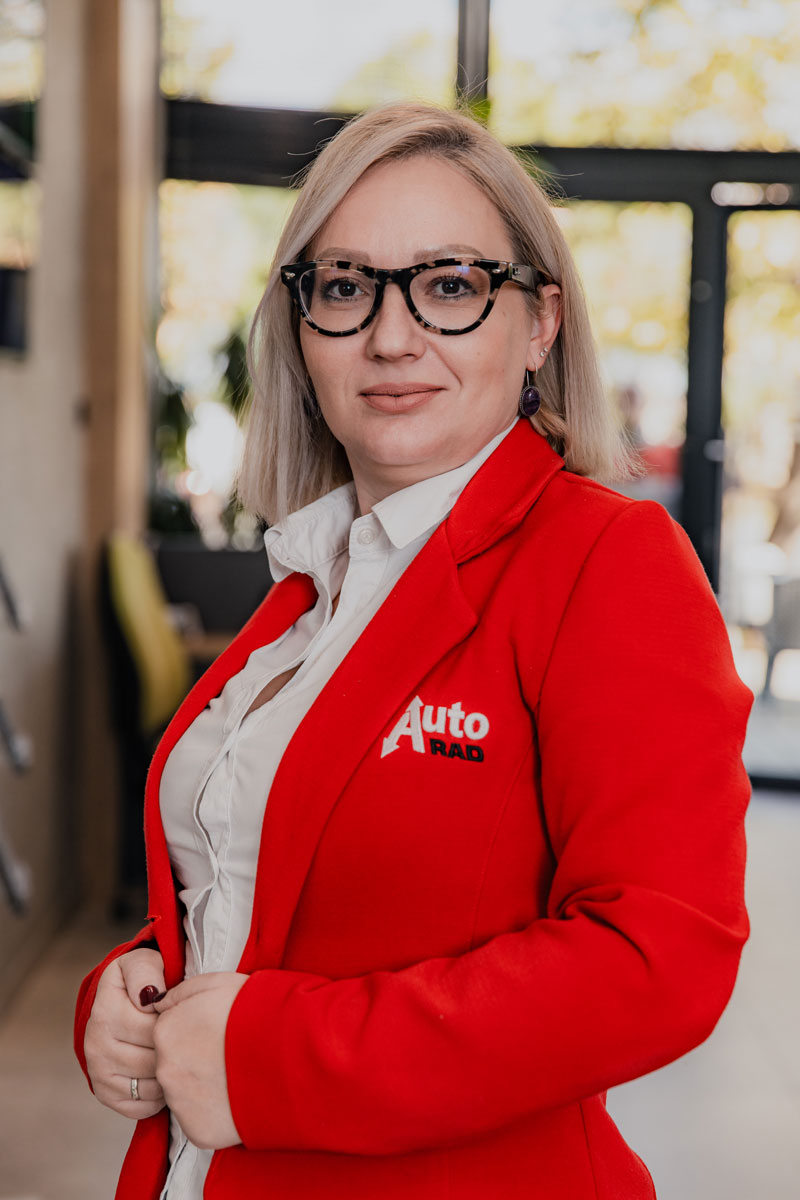 AUTO RAD - Aleksandra Dabić - menadžer poslovnice